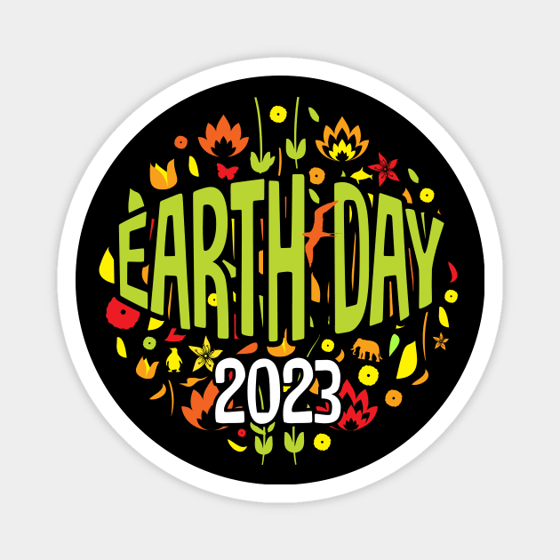 Earth Day Celebration 2023 Magnet by jazzworldquest